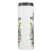 Zebra Mom:花、母の日 タンブラー (裏面)