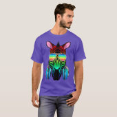 Zebra Music DJ - Africa Collection Tシャツ (正面フル)