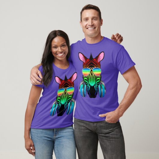 Zebra Music DJ - Africa Collection Tシャツ (ユニセックス)