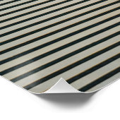 Zebra-Optik Poster | Surrealistische Tierkunst ポスター (コーナー)