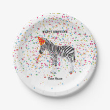 Zebra Partying – 誕生日パーティーで動物