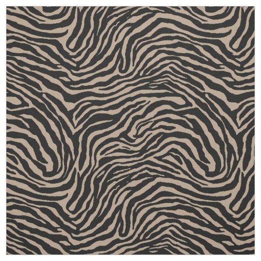 Zebra Pattern Animal Print Fabric by the Yard ファブリック (見本)
