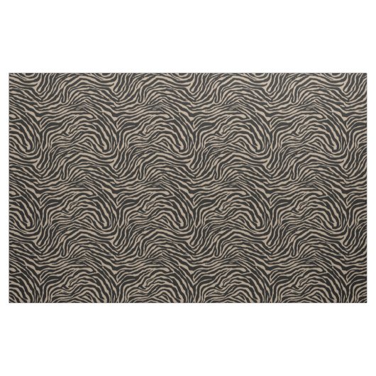 Zebra Pattern Animal Print Fabric by the Yard ファブリック (ファットクウォーター)