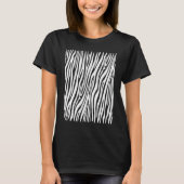 Zebra Pattern Carnival Costume Zebra Stripes Fancy Tシャツ (正面)