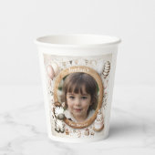 Zebra Photo Frameの子供へ誕生日パーティー 紙コップ (裏面)