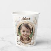 Zebra Photo Frameの子供へ誕生日パーティー 紙コップ (裏面)