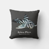 Zebra Pleco クッション (正面)