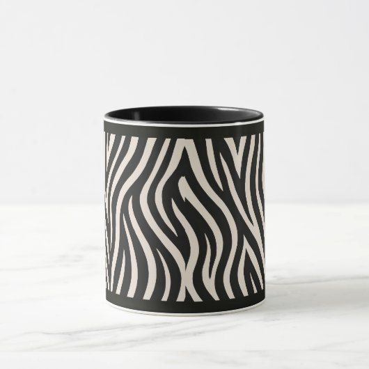"ZEBRA PRINT" - 11 OZ. COFFEE MUG マグカップ (中央)