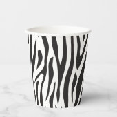 Zebra Print Black and White Party  紙コップ (正面)