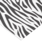 Zebra Print Black and White Party Tablecloth テーブルクロス (アングル)