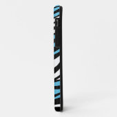 Zebra Print Blue Mix iPhone 5ケース Case-Mate iPhoneケース (裏面/左)