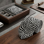 Zebra Print Classic Black & White ネクタイ
