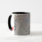 Zebra Print Coffee Mug マグカップ (正面左)