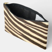 Zebra Print Cut Sew Small Accessory Pouch アクセサリーポーチ (見開き)