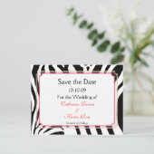 ZEBRA PRINT/DIYイベント/日付の保存 案内ポストカード (スタンド正面)