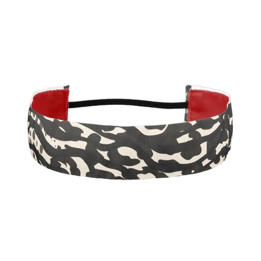 Zebra Print Headband アスレチックヘッドバンド (正面)