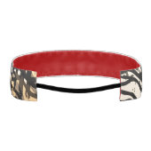 Zebra Print Headband アスレチックヘッドバンド (裏面)