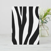 Zebra Print Invitations 招待状