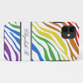 Zebra Print Mix Rainbow iPhone 5ケース Case-Mate iPhoneケース (裏面(横))