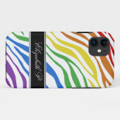 Zebra Print Mix Rainbow iPhone 5ケース Case-Mate iPhoneケース (裏面(横))