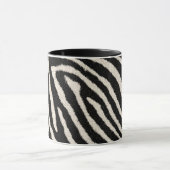 Zebra Print Mug with Custom Name マグカップ (中央)