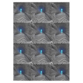 Zebra Print Optical Illusion、テーブルクロス テーブルクロス (正面)