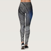 Zebra Print Optical Illusion レギンス (裏面)