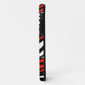 Zebra Print Red Mix iPhone 5ケース Case-Mate iPhoneケース (裏面/左)