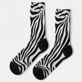 Zebra print socks ソックス (左)