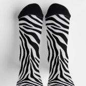 Zebra print socks ソックス (上部)
