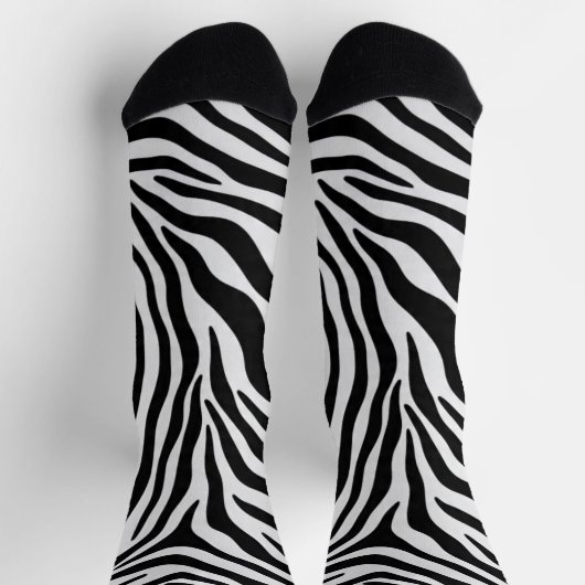 Zebra print socks ソックス (上部)
