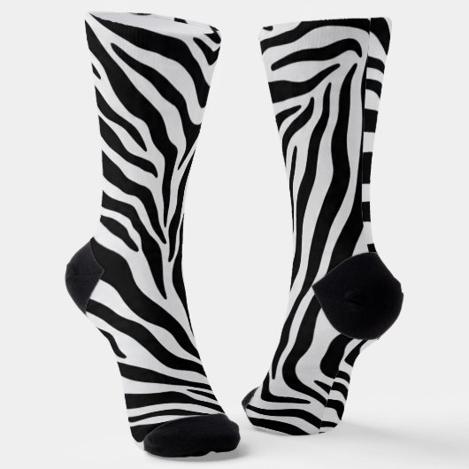 Zebra print socks ソックス (傾斜あり)