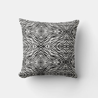 Zebra Print Throw Pillow クッション