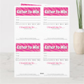 Zebra Printable Vendor Slips – Editable Download カード (裏面)