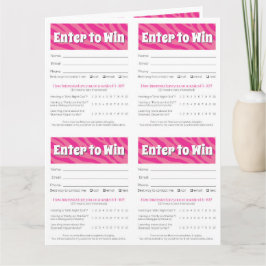 Zebra Printable Vendor Slips – Editable Download カード