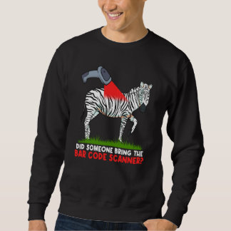 zebra quote women men motivational animal スウェットシャツ