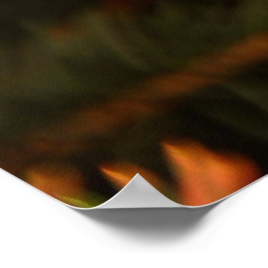 Zebra Rocking Horse ポスター (角)