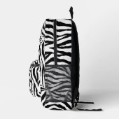 Zebra Skin Camouflage  プリントバックパック (右)