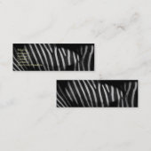Zebra Stripes名刺 スキニー名刺 (正面/裏面)