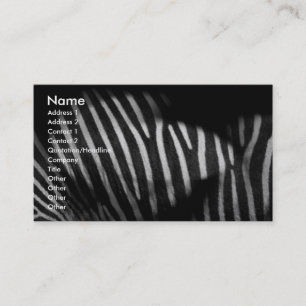 Zebra Stripes名刺 名刺