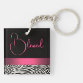 Zebra Stripes キーホルダー (裏面)