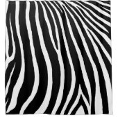 Zebra Stripes  シャワーカーテン (正面)