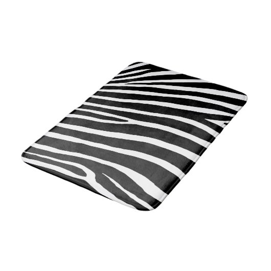 Zebra Stripes  バスマット (アングル)