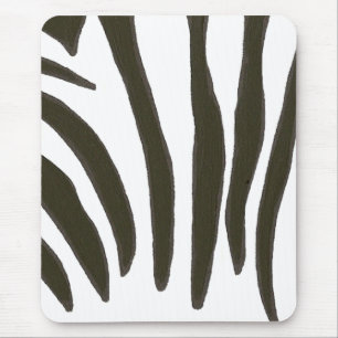 Zebra Stripes、野生生物アートmouseads マウスパッド