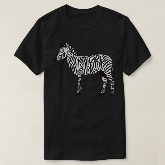 Zebra Stripes Animal Zebra  Tシャツ (デザイン正面)