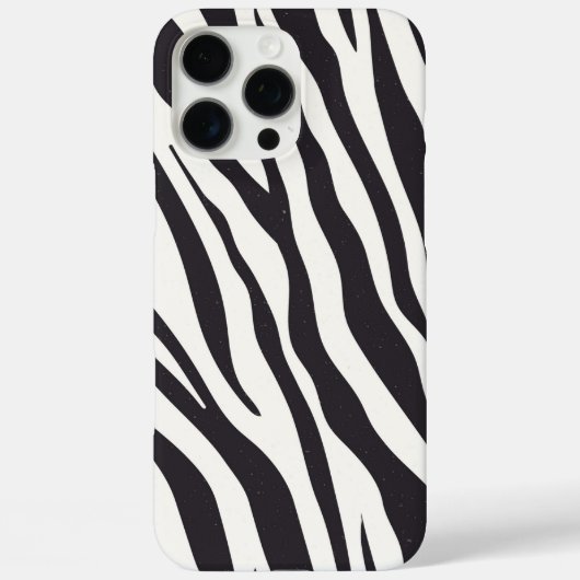 Zebra Stripes iPhone Case – Black & White Pattern Case-Mate iPhoneケース (裏面)