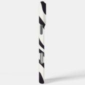 Zebra Stripes iPhone Case – Black & White Pattern Case-Mate iPhoneケース (裏面 / 右)