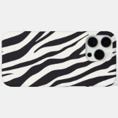 Zebra Stripes iPhone Case – Black & White Pattern Case-Mate iPhoneケース (裏面 (横))