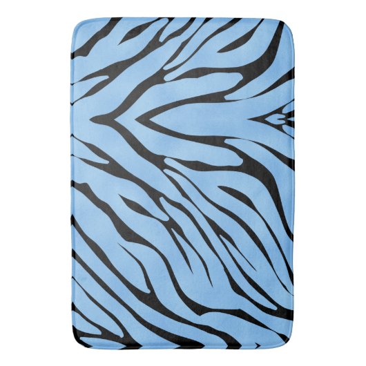 Zebra Stripes Pattern バスマット (正面縦)