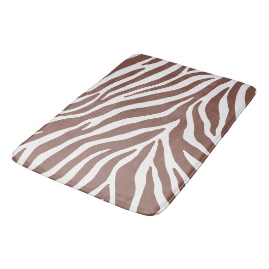Zebra Stripes Pattern バスマット (アングル)
